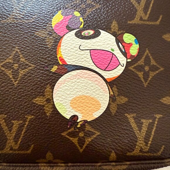 Louis Vuitton Monogram Panda Takashi Murakami Pochette Accessories - Picture 4 of 10